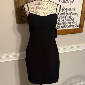 Love Tease Black Strapless Dress